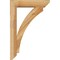 Ekena Millwork Thorton Slat Rough Sawn Bracket w/ Offset Brace, Western Red Cedar, 6"W x 24"D x 36"H BKT0604X24X36THR06RWR - alternate 4